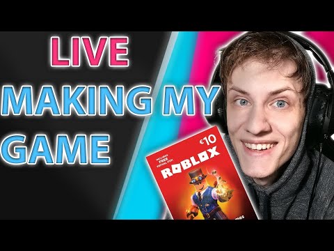 Creating My Own Roblox Game Robux Giveaway Live Stream Playing With Viewers Discord Gg Vsyhs2t Youtube - how to upload and play custom roblox audio read description