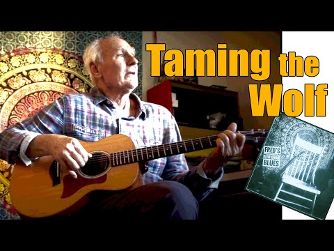 Taming the  Wolf - Fred Hostetler - acoustic guitar blues 'Fred's Blue Chair Blues'
