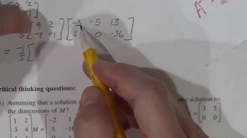 Matrix Equations (hard) - Inverses Required kutasoftware #13