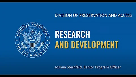 Webinar: The NEH Preservation and Access Research ...