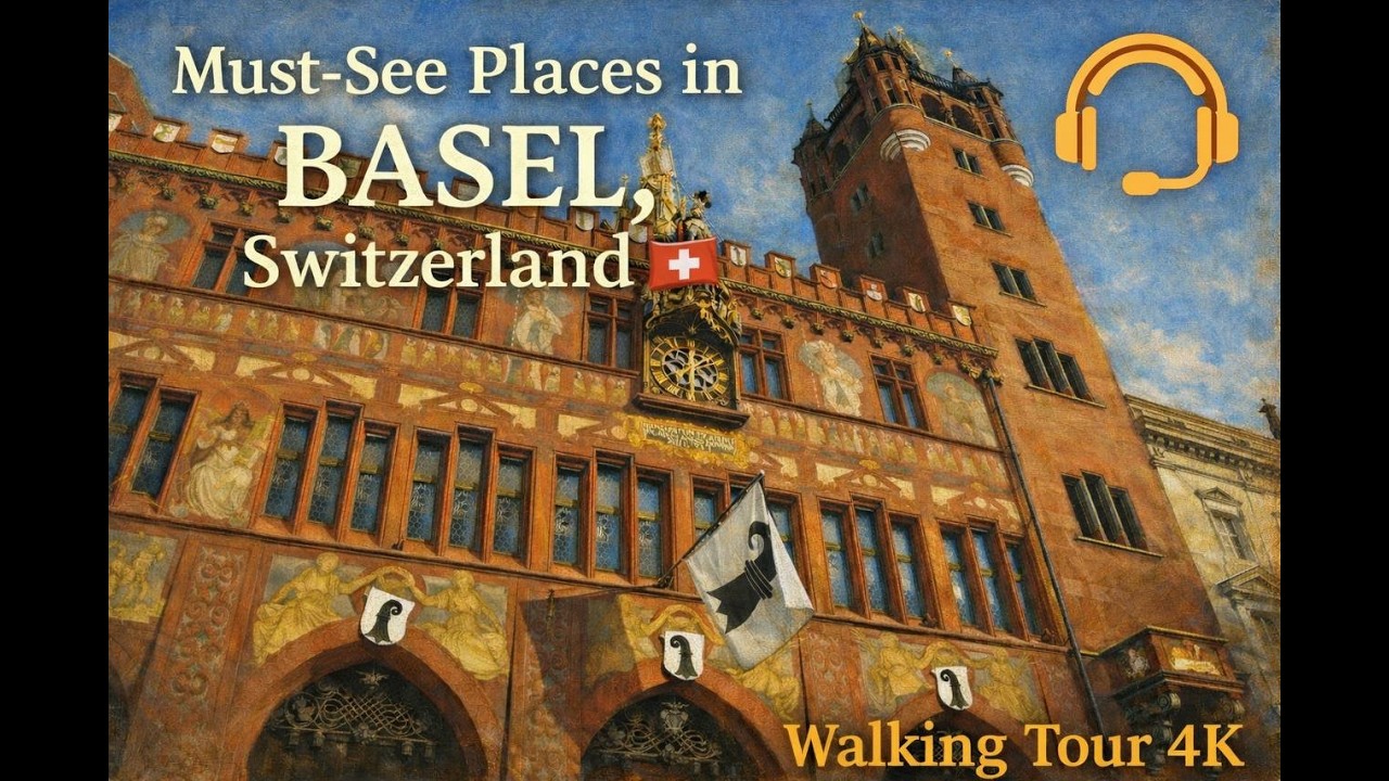 Must-See Places in Basel, Switzerland🇨🇭| Walking Tour 4K