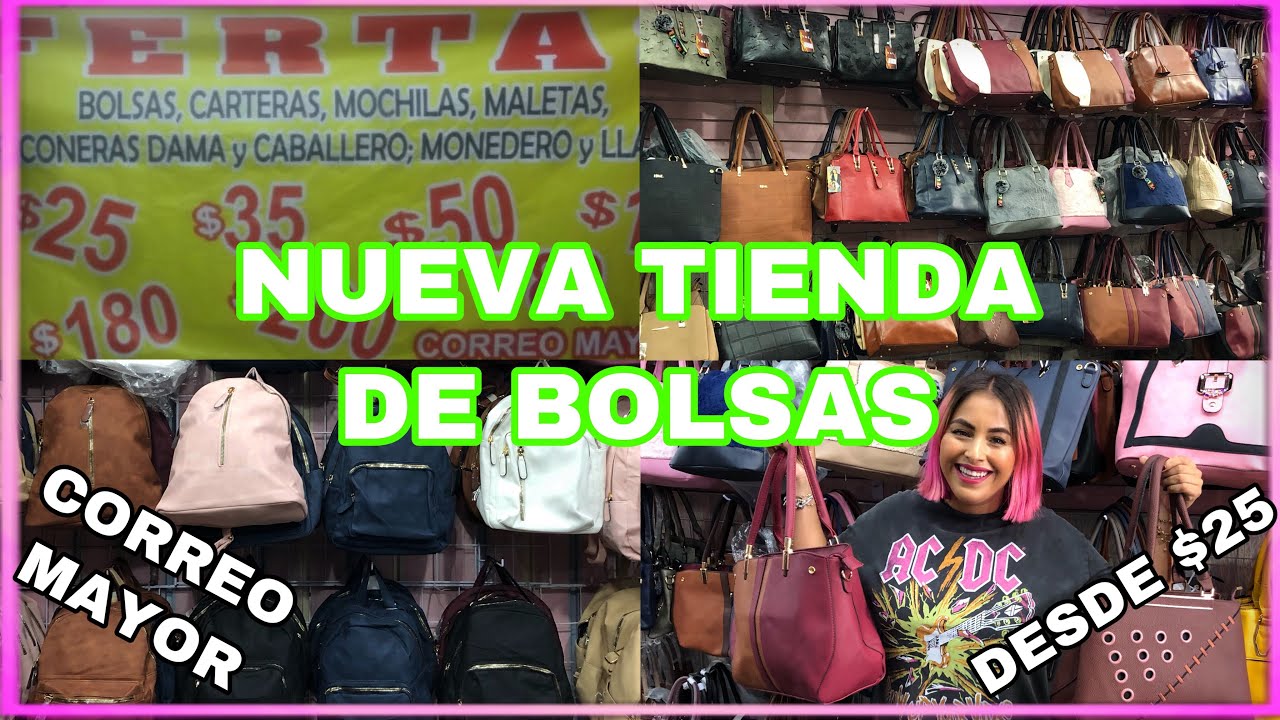 BOLSAS MUY ECONOMICAS / NUEVA TIENDA /CORREO MAYOR CDMX - YouTube