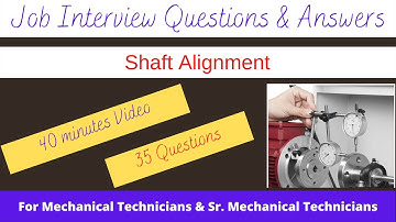 Job Interview questions and answers | Shaft Alignment | For Mechanical Technicians | English Urdu