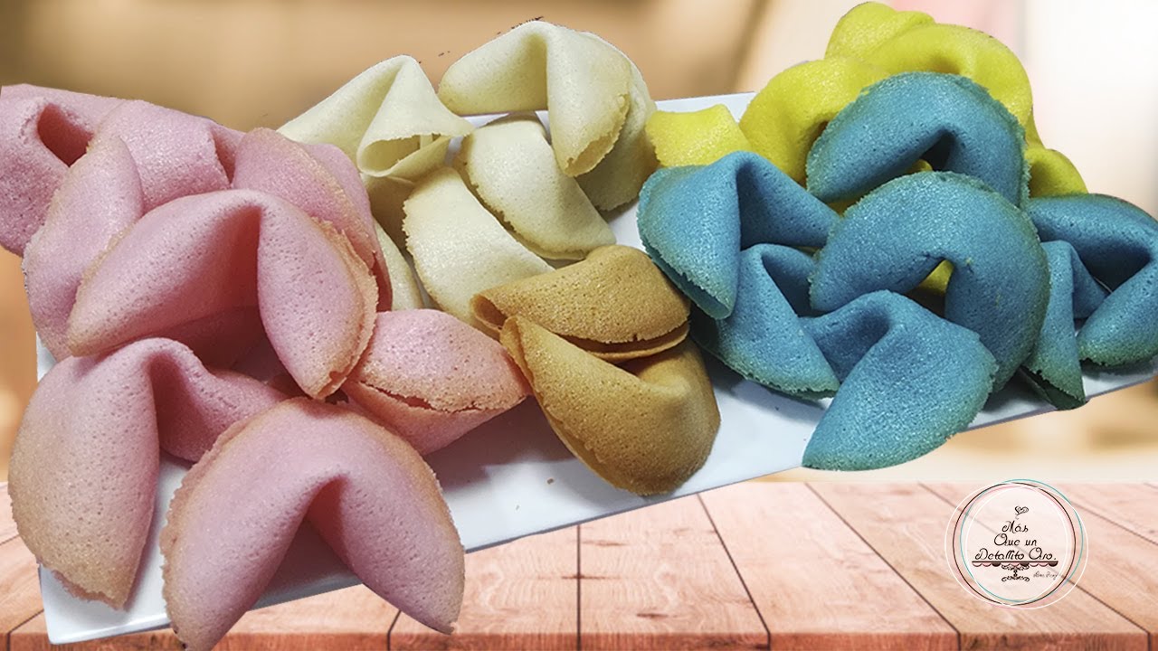 GALLETAS DE LA FORTUNA O DE LA SUERTE #galletasdelasuerte