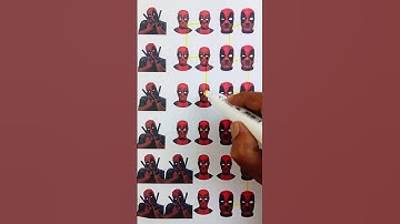 Line connect puzzle of deadpool # deadpool # video viral