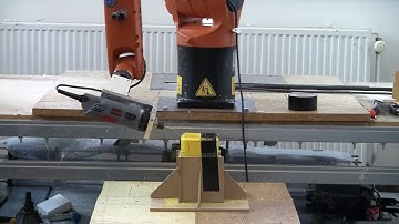 Robotic Building | TU Delft - Milling & drilling holes with Kuka robot