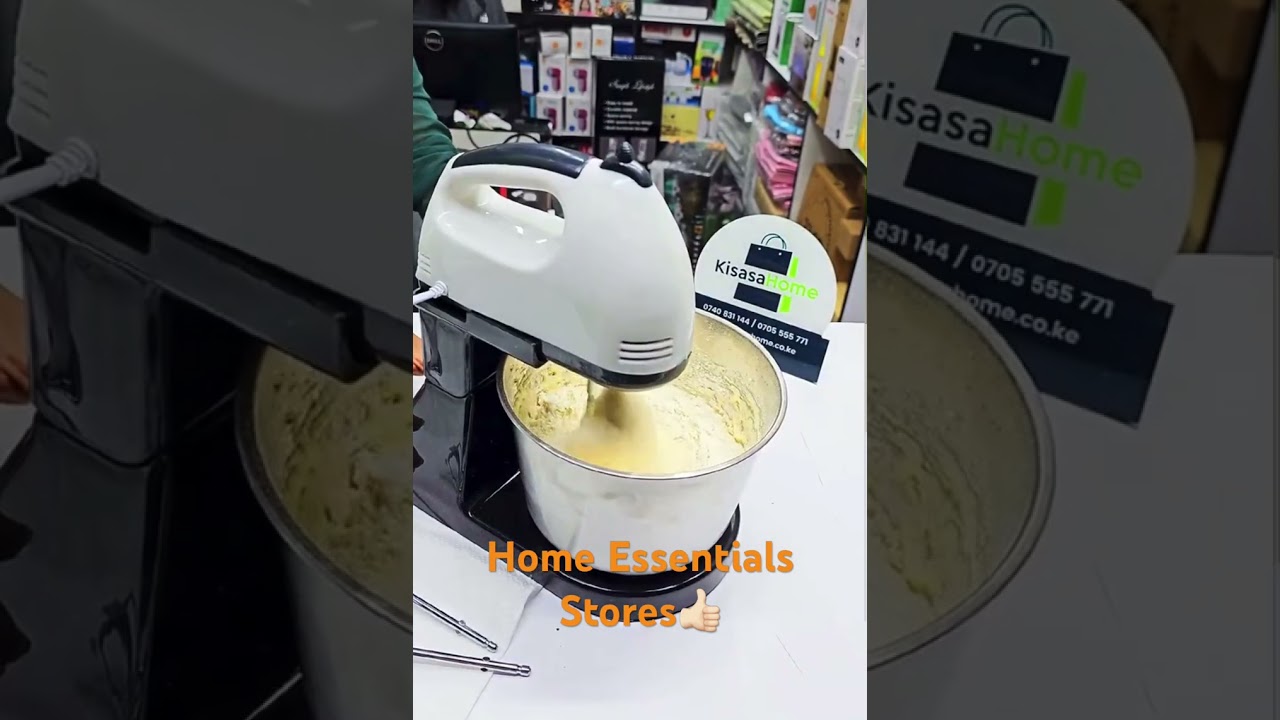 Free Stand and Hand-Held Flour Mixer