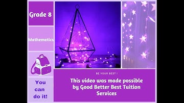 Grade 8 and 9 Maths Triangles