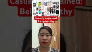 Casually explained: Being healthy #food #healthyfood Wealth