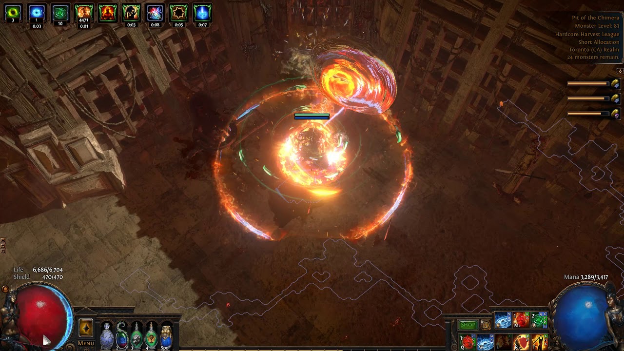 Pit of the Chimera - Cold BV PF Indigon - Harvest HC