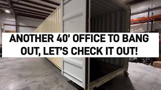 ANOTHER 40’ NEW OFFICE TO BUILD! EACH ONE VARIES A LITTLE! #tinyhome #shippingcontainer by Simple Shipping Containers  148 views 2 months ago 5 minutes, 57 seconds