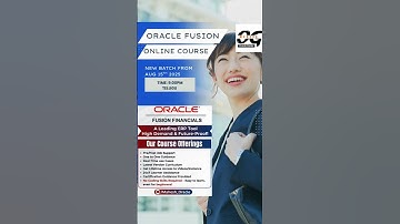 Oracle Fusion Financials Functional Online Training #oraclefusion #education #oraclesoftware #job