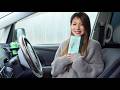29才美人10t大型ダンプ女子の通勤車エスティマでYoutubeが見れる便利な商品を紹介。