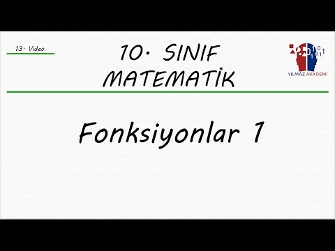 10.SINIF MATEMATİK - FONKSİYONLAR 1