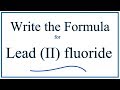 Lead Compounds and Ionic Charges