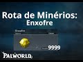 Rota de Minérios: Enxofre