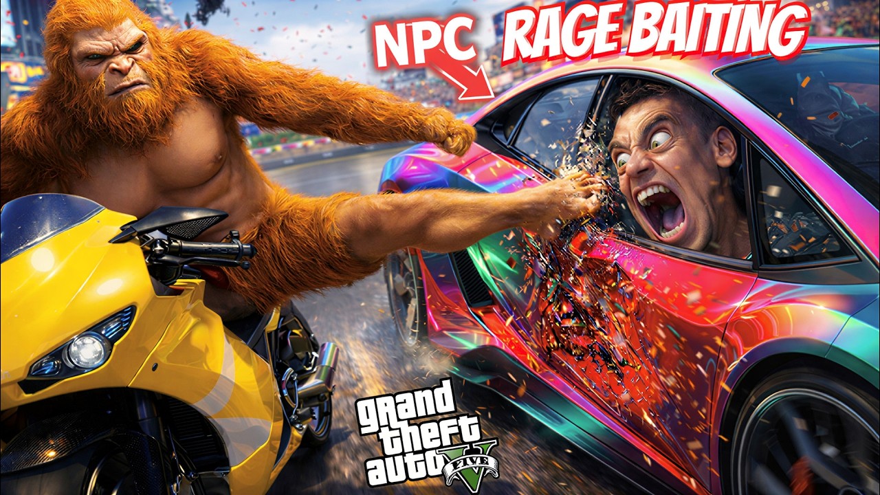 One Hour of my Funniest NPC *Rage Baiting* | GTA 5 💀😭