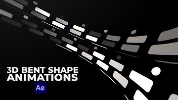 Create Bent 3d Shape Animations In After Effects