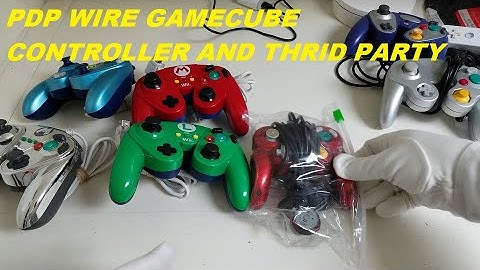 I bought 4 PDP wire fight pad "Nintendo" GameCube controller and compare to other 3rd party gamecube
