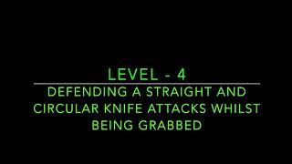 How to defend an overhand knife attack whilst being grabbed
