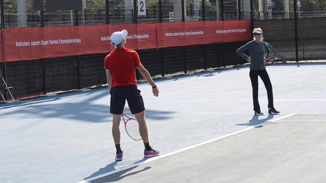 D シャルパボロフ 楽天ジャパンオープンテニス19 9 30 練習 Part2 Youtube