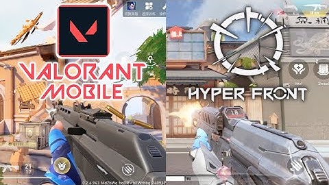 Valorant Mobile vs Hyper Front Weapons Comparison