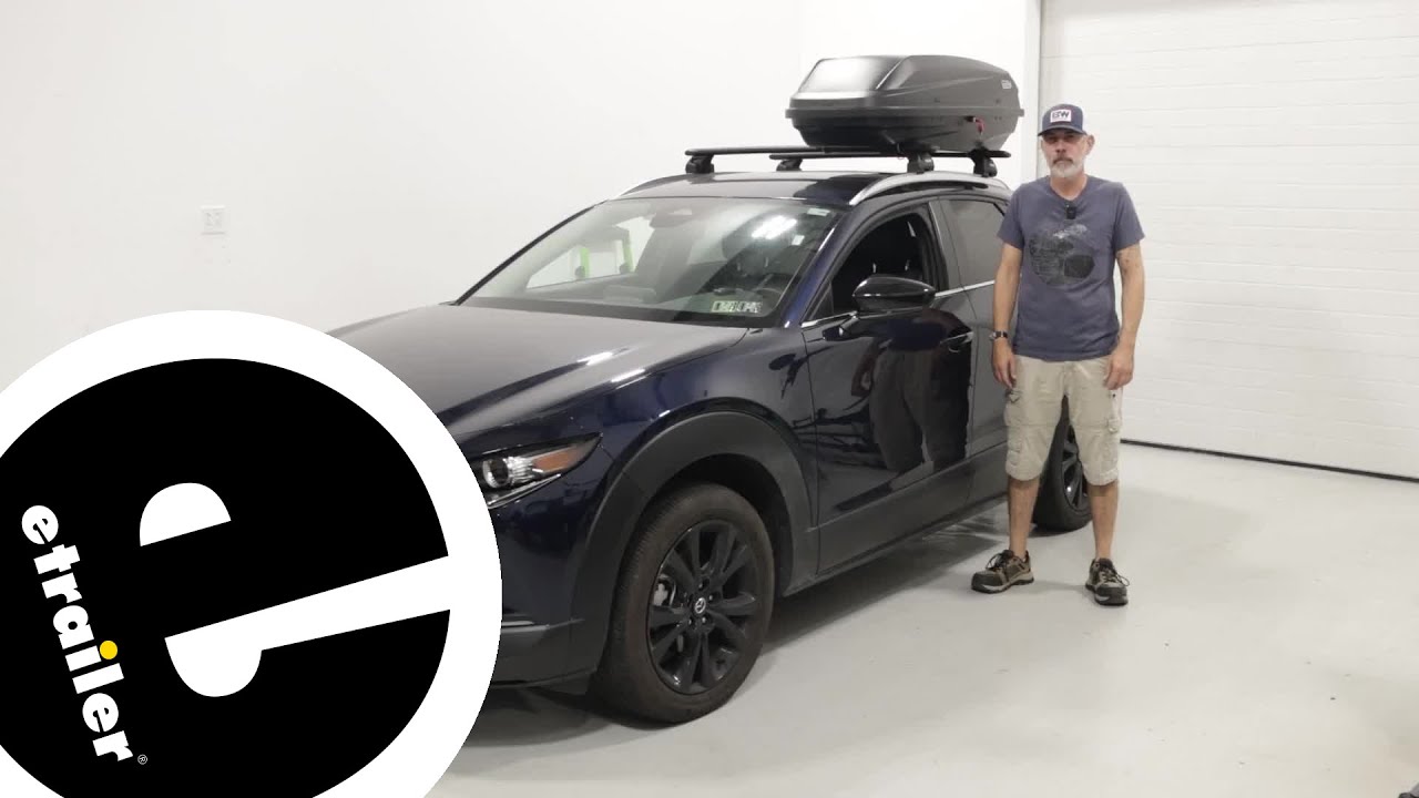 etrailer | A Closer Look at the Benton ShellRaiser Roof Cargo Box on a 2025 Mazda CX-30