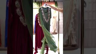 Yolk Neckline Anarkali Full Suit With Dupatta. #ethnicwearindia #fashion