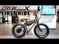 @CrewBikeCo Mini-X First Ride