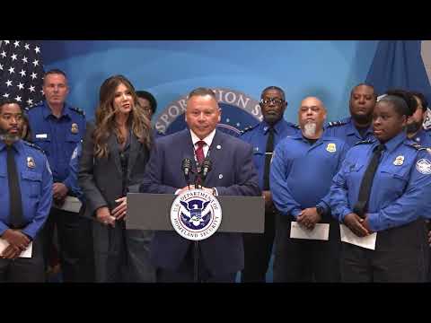 Secretary Noem Hosts Press Conference in Houston