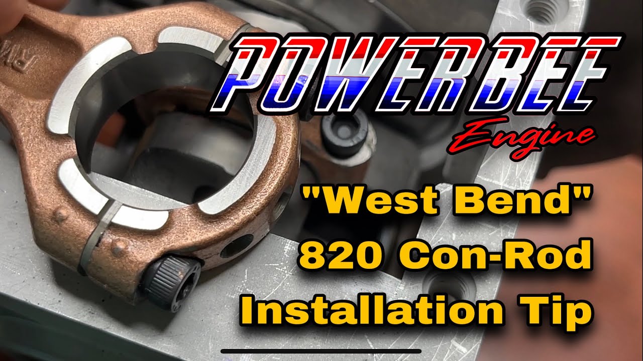 West Bend US 820 Go Kart Engine Connect Rod installation