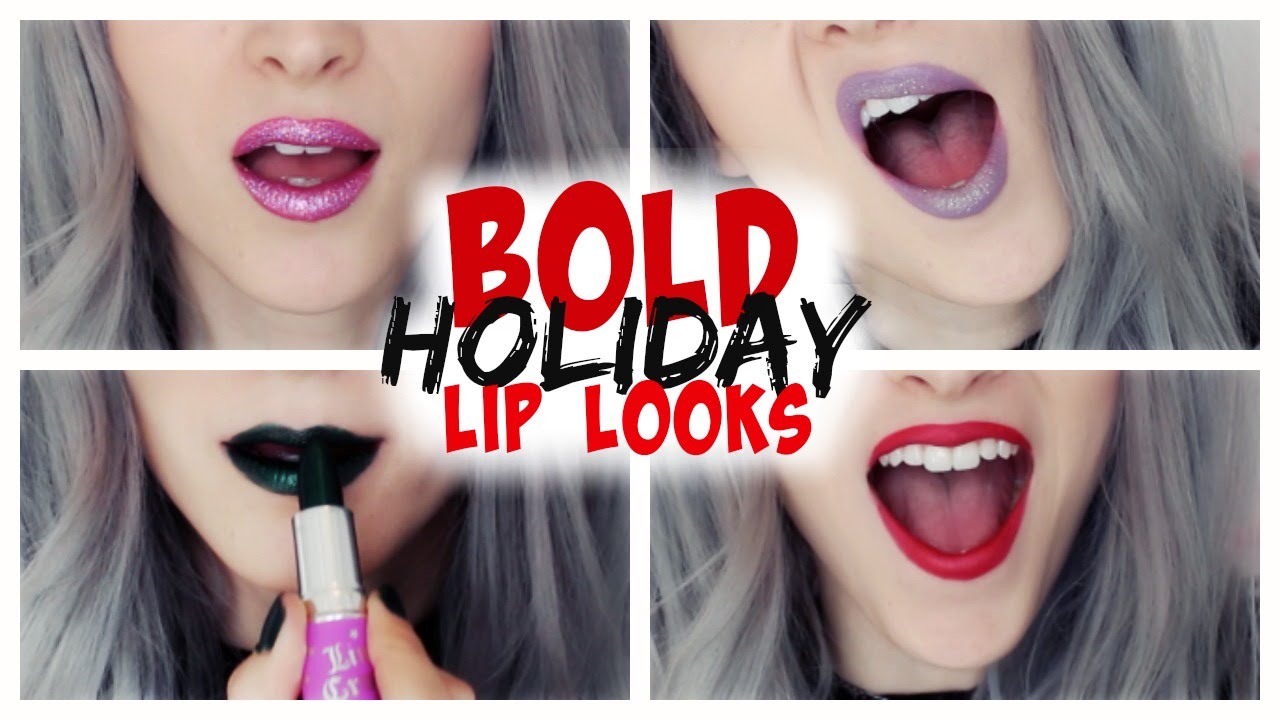 Bold Holiday Lip Looks