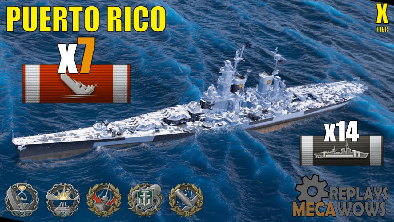 Puerto Rico 7 Kills & 235k Damage | World of Warships Gameplay