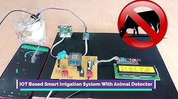 IOT Based Smart Irrigation System With Animal Detector And Weather Station