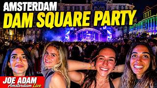 🎶 Live Music & Summer Party at Dam Square Amsterdam 🇳🇱