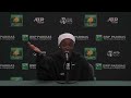 Sloane Stephens Press Conference Following 1st Round 2022 BNP Paribas Open Match