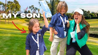 I took my son to an LPGA tournament VLOG