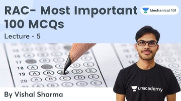 Most Important 100 MCQs | RAC | Part 1 | Vishal Sharma