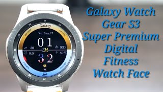 Galaxy Watch/Gear S3 Premium Digital Watch Face screenshot 5