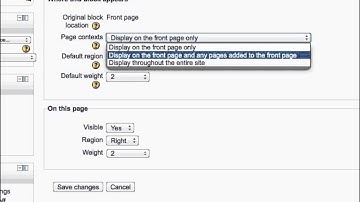 Moodle -  Adding online user block
