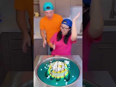 Ice Cream Challenge! Emoji Cake Vs Marshmallow Funny Shorts