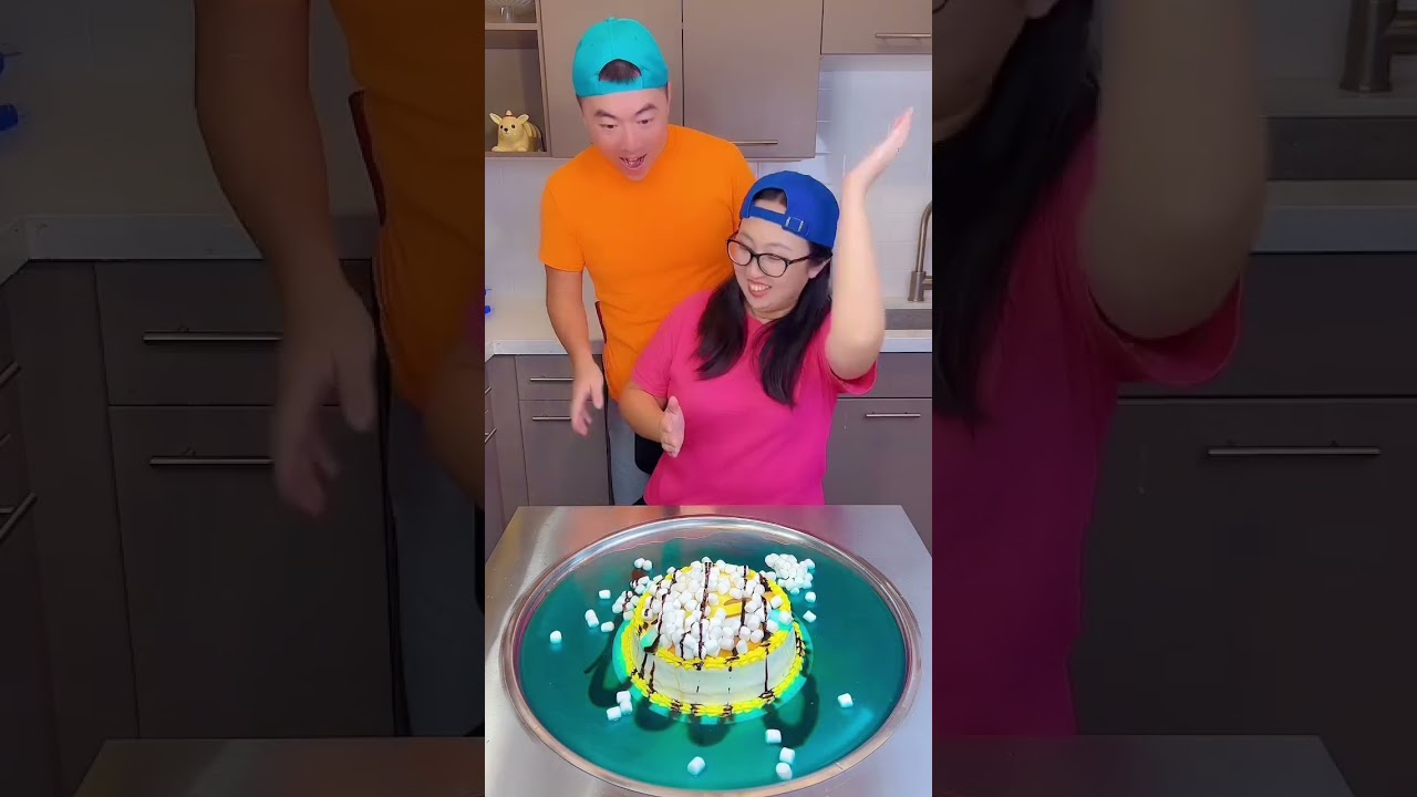 Ice Cream Challenge! 🍨 Emoji Cake Vs Marshmallow #Funny #Shorts - Youtube