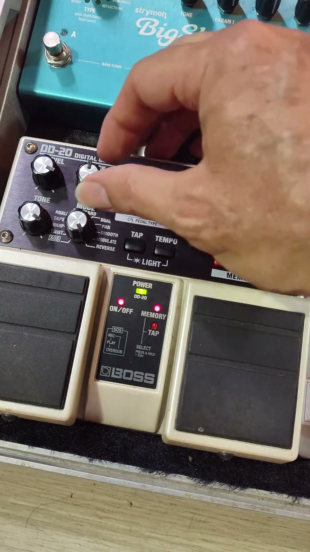 Boss DD20 Giga Delay - Mode Reverse #Boss #gigadelay #dd20 - YouTube
