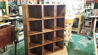 A customer wanted a 12 cubby bookshelf, so this is what I built them. Feel free to comment and please subscribe to my channel. You 