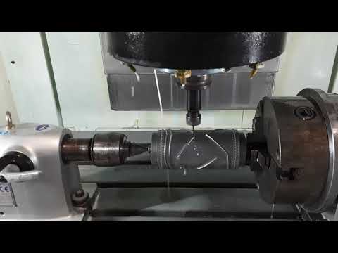 N95 MASK DIE ROLLER MACHINING - video from ROBOCON