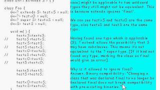 Java Tutorial 24.40: Generic types and Wildcard types