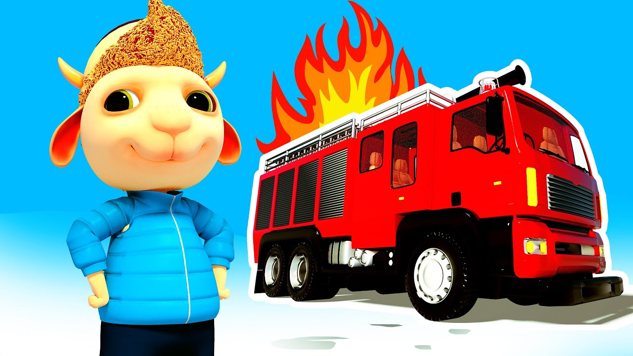 ⁣New Big Fire Truck Helps with Fire ! Winter Events Soon | Cartoon for Kids | Dolly and Friends 3D