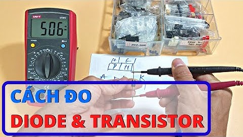 Đo kiểm tra transistor bằng đồng hồ số