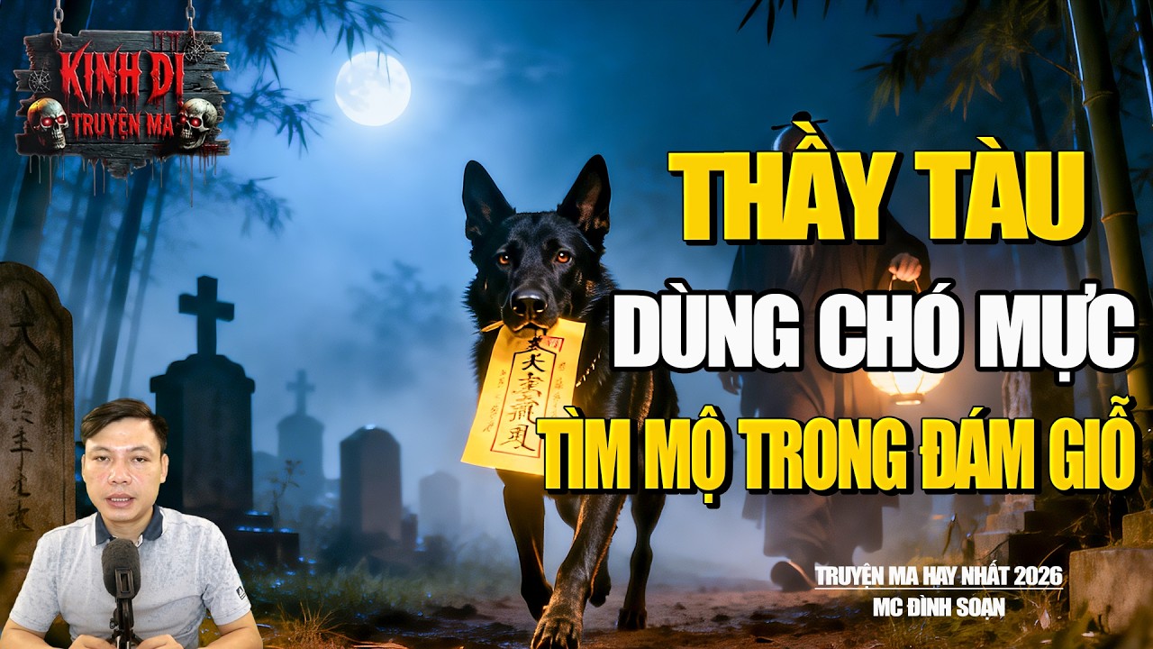 TRUYỆN MA CÓ THẬT : THẦY TÀU DÙNG CHÓ MỰC TÌM MỘ BỊ MẤT TRONG ĐÁM GIỖ | MC ĐÌNH SOẠN.