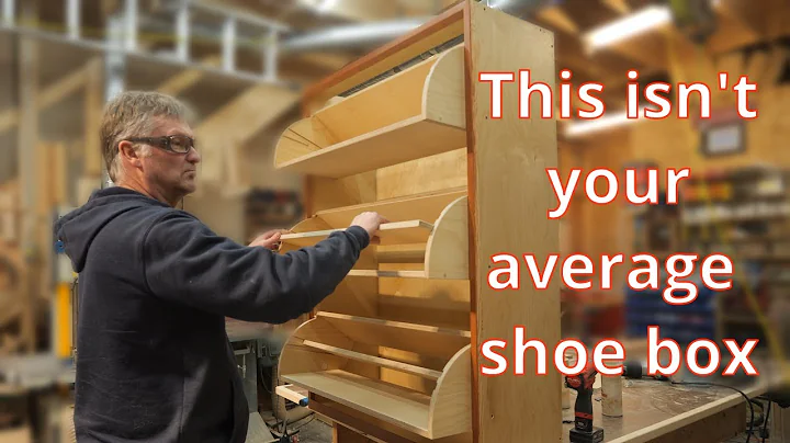 Building a shoe cabinet for better organization.